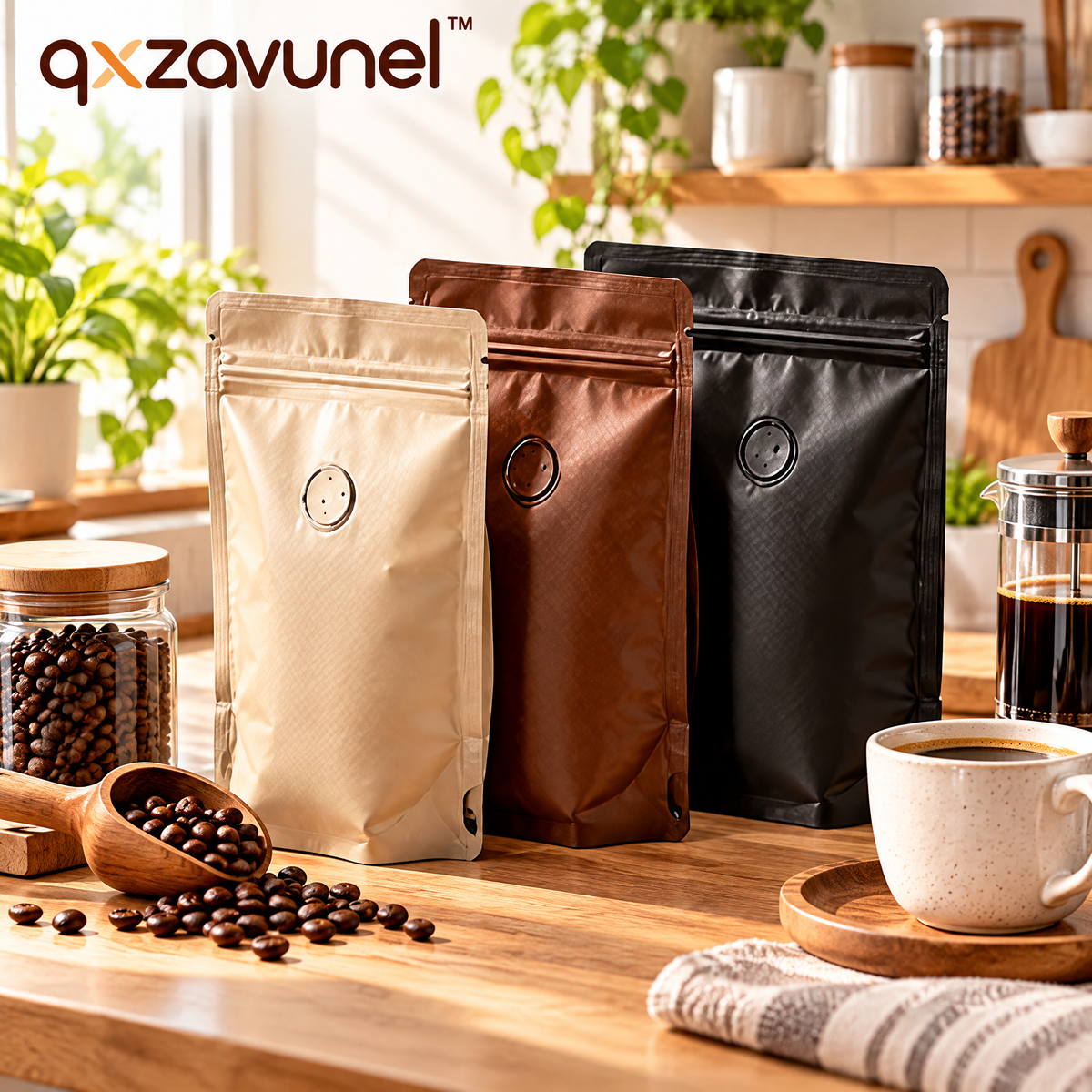 qxzavunel™ Coffee Storage Pouches