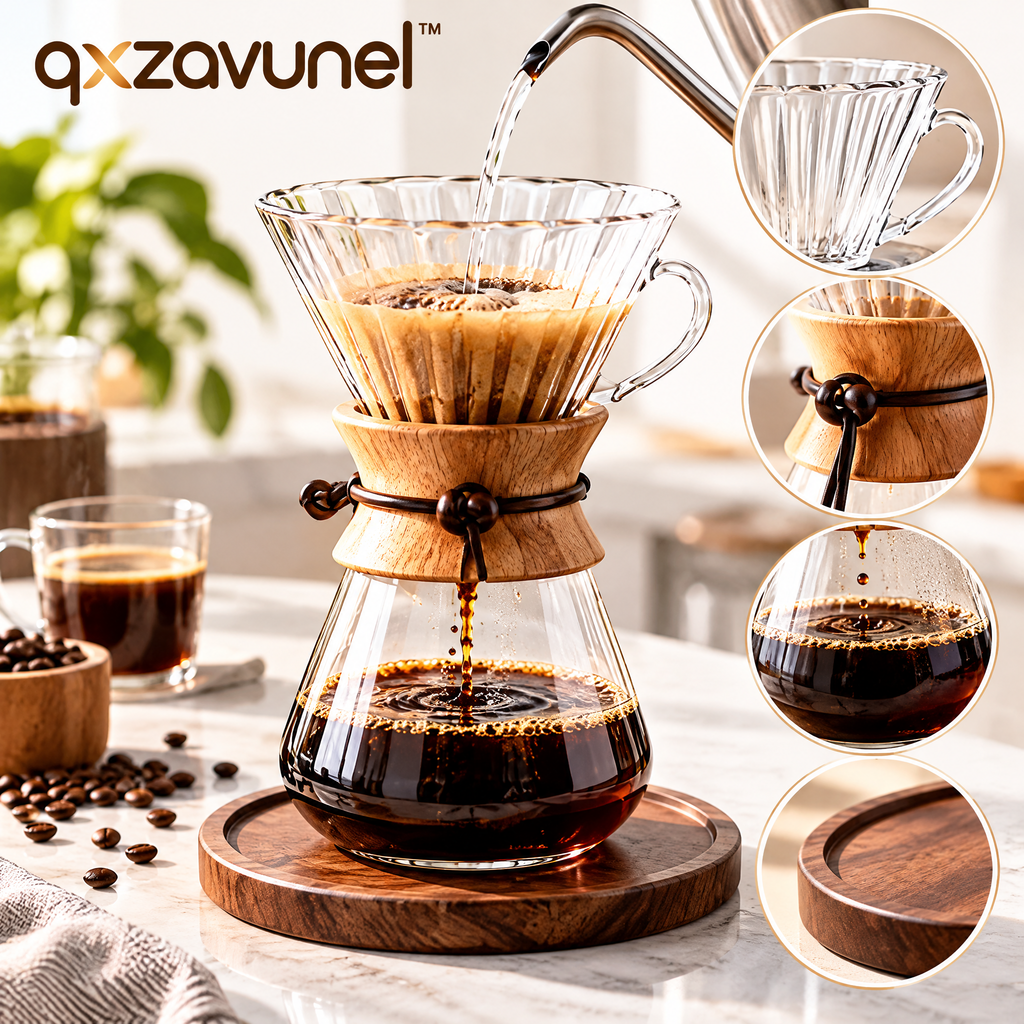 qxzavunel™ Pour Over Coffee Maker