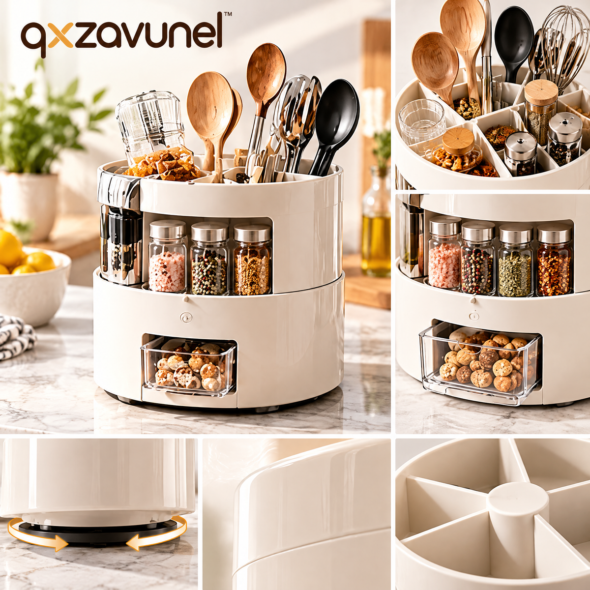 qxzavunel™ Countertop Organizer