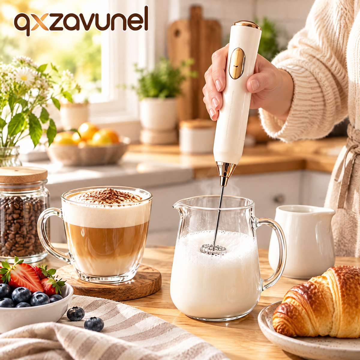 qxzavunel™ Handheld Milk Frother