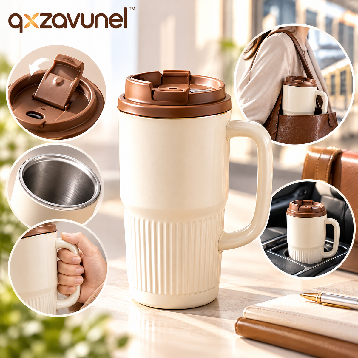 qxzavunel™ Travel Coffee Mug