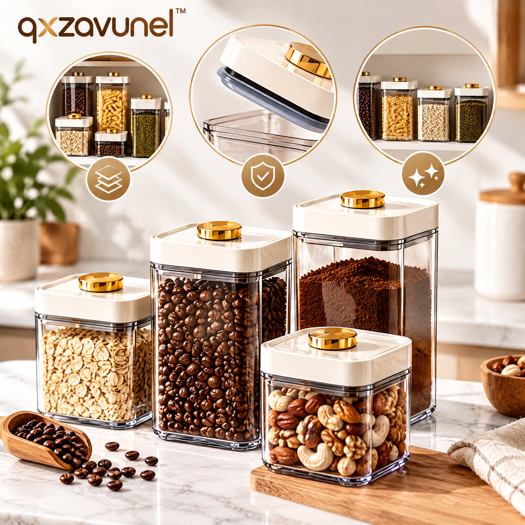 qxzavunel™ Airtight Storage Jars