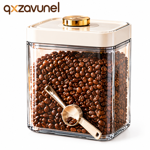 qxzavunel™ Airtight Coffee Bean Container