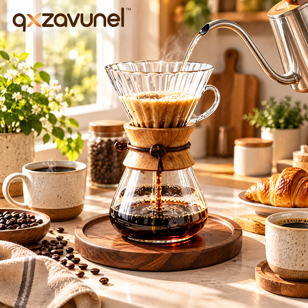 qxzavunel™ Pour Over Coffee Maker